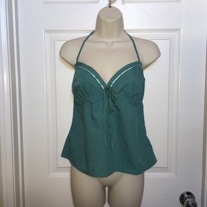 BEN SHERMAN TEAL HALTER TOP